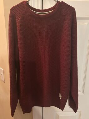 Weatherproof Men's Crewneck Sweater - Burgundy